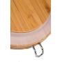 BirdRock Home Bamboo Food Storage Canister with Lid - Large