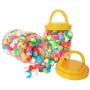 SZBS Silicone Containers 150pcs/can 2ml Mini Containers Assorted Color Silicone Container For Dab Concentrate Containers Wax Oil Storage Jars Dab Containers (150)