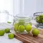 Bouteilles en Verre de Rangement de Cuisine avec Couvercles, 473 ml, Étanchées, Idéales pour la Conservation des Conserves, Céréales, Pâtes, Sucre, Haricots (Étiquettes & Marqueur à Chaux) - Jeu de 6 Bouteilles en Verre de Rangement de Cuisine avec Couvercles, 473 ml, Étanchées, Idéales pour la Conservation des Conserves, Céréales, Pâtes, Sucre, Haricots (Étiquettes & Marqueur à Chaux) - Jeu de 6