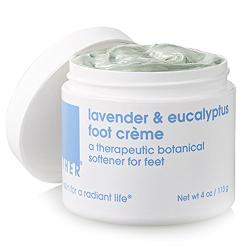 LATHER Lavender & Eucalyptus Foot Crème, 4 Ounce Jar