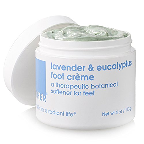 LATHER Lavender & Eucalyptus Foot Crème, 4 Ounce Jar