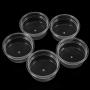Toyvian 50pcs 20g Slime Storage Containers Plastic Small Cup with Cover