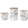 Bocal en Céramique pour Stockage Alimentaire avec Couvercle en Bambou Étanche, Idéal pour Thé, Café, Graines, Épices, Sucre, Farine (Ensemble de 750ml/ 1110ml/ 1650ml) Bocal en Céramique pour Stockage Alimentaire avec Couvercle en Bambou Étanche, Idéal pour Thé, Café, Graines, Épices, Sucre, Farine (Ensemble de 750ml/ 1110ml/ 1650ml)