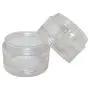 Transparente, klare Make-up-Behälter aus Kunststoff, 2er-Set, 3 Größen (1 Set)