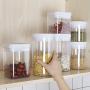 PPLK Transparent Plastic Sealed Cans Milk Powder Cans Bottles Food Cans Grain Storage Boxes Storage Tanks,White,M