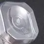 Hemoton 8pcs Plastic Jars Storage Containers Cereal Dry Food Storage Container Airtight Leakproof Plastic Storage Bottle for Cereal Sugar Rice Snacks (360ml)