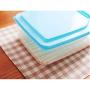 Plastic Storage Boxes for Food Sets, Transparent airtight containers with lid Square Versatile Preserving Jars Pack of 3-D