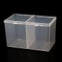 Milue Remover Paper Makeup Cotton Pad Storage Box Rhinestone Nail Art Tools Container
