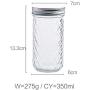 Glasbehälter mit Verschluss, Küche, transparente Glasflaschen, Haushalts-Lebensmittel-Aufbewahrungsgläser, Trockenfrüchte, Trockenwaren, Aufbewahrungstank 650ml