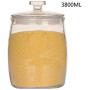 Glass Sealed Jars, Moisture-Proof Kitchen Food Containers, Storage Kimchi/Cereal/Oatmeal/Rice