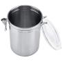 Stainless Steel Coffee Container Vacuum Sealed Storage Jar for Sugar Tea Bean, 800/1100 / 1400 / 1900ml Food Jars Canisters(XL)