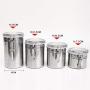 Food Storage Jars Stainless Steel Airtight Sealed Canister Coffee Flour Sugar Tea Container Holder Best Price,7.5Cm
