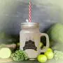 Green Trick Or Treat Halloween Candies Style 1 Frosted Glass Mason Jar With Straw Green Trick Or Treat Halloween Candies Style 1 Frosted Glass Mason Jar With Straw