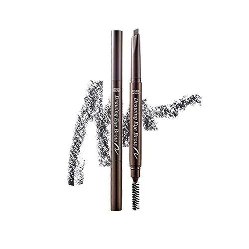 Sourcils Dessin ETUDE HOUSE 0.25g #4 Gris Foncé | Crayon Sourcil Longue Tenue | Look Naturel Quotidien Doux Texture