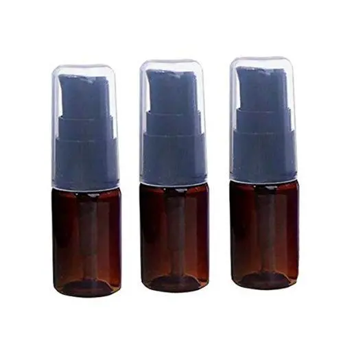 6PCS Flacons de 10ML 0.34oz Sans BPA Marron Remplissables Portables Pompe Presse pour Maquillage, Bases, Soins de la Peau, Crème, Liquide, Huiles Essentielles, Sérums 6PCS Flacons de 10ML 0.34oz Sans BPA Marron Remplissables Portables Pompe Presse pour Maquillage, Bases, Soins de la Peau, Crème, Liquide, Huiles Essentielles, Sérums