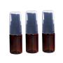 6PCS 10ML 0.34oz BPA Free Brown Empty Portable Pump Press Bottles Jars Pot Container For Makeup Foundations Cosmetic Skin Care Lotion Cream Liquid Essential Oils Serums