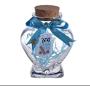 Mini Heart Shape Glass Bottle Storage Jars Bottle Containers with Cork fit for Children Gifts