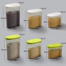 Kitchen multi-grain storage tank/plastic dry goods food preservation sealed cans/beans food storage box