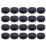 Pixnor 20Pcs Aluminum Tin Jars, Refillable Containers 15ml Round Lip Balm Tin Containers with Screw Thread Lid for Home Travel