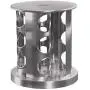 STONELINE 16968 Spice Rack with 12 Glass Bottles Cookware/Stainless Steel Look STONELINE 16968 Spice Rack with 12 Glass Bottles Cookware/Stainless Steel Look