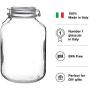 Bormioli Rocco Fido Clear Jar, 169 Oz.