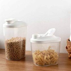 Kitchen Stackable Plastic Cereal Dispenser Kitchen Food Grain Container Grain Cereal Storage Tank Snacks Dry Goods Storage Jar