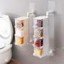 MUTANG Wall-mounted Spice Jar Rotating Spice Jar Creative Kitchen Storage Plastic Spice Box Transparent Seasoning Box Condiment Box (color : 3-layer)