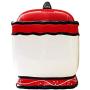 Tuscany Colorful Plump Bistro Chef Hand Painted Toast Jar/Bread Container, 89175 by ACK