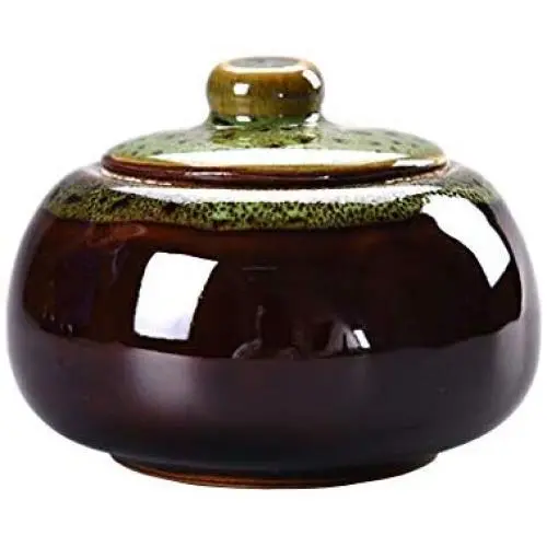 Mini Keramik Tee Becher, Haushalts Küchen Lagerbehälter, Feuchtigkeitschutz Behälter (Farbe: D)