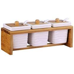 TNKML Ceramic Spice Storage Bottles Jars Kitchen Tools Set Japanese-Style Combination Packages Home Decoration Wedding Gift