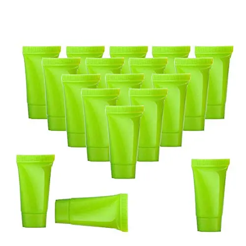 24PCS 5ML 0.2OZ Green Empty Plastic Soft Tubes with Screw Cap Facial Cleanser Face Hand Cream Conditioner Storage Holder Portable Squeezable Container Cosmetic Jar Pot for Travel Daily Life 24PCS 5ML 0.2OZ Green Empty Plastic Soft Tubes with Screw Cap Facial Cleanser Face Hand Cream Conditioner Storage Holder Portable Squeezable Container Cosmetic Jar Pot for Travel Daily Life