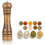 JUSTDOLIFE Salt Shaker Spice Grinder Manual Salt Grinder Pepper Mill for Kitchen Home