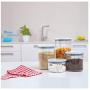 TATAY Kitchen Jar, Transparent Grey, 1.5 Litre