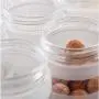 Dichtbarer Glasbehälter zur Lebensmittel- und Getränö Lagerung, Milchpulver, Tee, Kaffee – DELICATEWNN (Kapazität: 800ml)