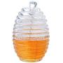 Plastic Honey Pot Jars For Storage Breakfast Jam Seasoning Set Castor Box With Stirring Stick Spices Oil Bottle