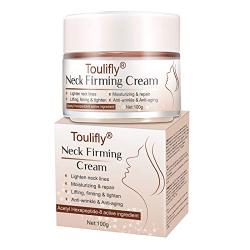 Neck Firming Cream, Neck Anti-Wrinkle Cream, Anti Aging Moisturizer for Neck & Décolleté, Neck Firming Cream for Double Chin and Sagging Skin, Neck, Chest & Décolleté Skin Care for Men & Women
