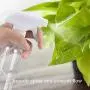 QKURT 3PCS Trigger Sprayers, 250ML Refillable Water Spray Bottle Liquid Containers Clear Empty Bottle for Essential Oil Water Kitchen Bath and Cleaning-250ML