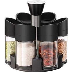 Gewürzspender Flaschen Set Spice Supply Jar Professionelle Küchenhelfer 2 4 6 Stücke Marke Kreatives Design Condiment bottles (Farbe : 2 pieces set)
