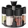 Gewürzspender Flaschen Set Spice Supply Jar Professionelle Küchenhelfer 2 4 6 Stücke Marke Kreatives Design Condiment bottles (Farbe : 2 pieces set)