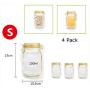 PROGLEAM Storage & Organization, Food Storage Preserving Bag Mason Bottle Jars Children Biscuit Snack Container, S