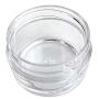 6PCS 30ml Airtight Acrylic Round Transparent Jars With Black Lids For Face Creams Make Up Cosmetics Lip Balms Samples Ointments Beauty Skin Care Products