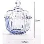 FUYU Kürbis Glas Süßigkeitenbehälter Snack Box Glas Lagerbehälter mit Deckel