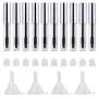 10Pcs 4ml Empty Mascara Tube and Wand, DIY Mascara Container with Cap,eyelash Tubes Vials Bottle with Rubber Inserts and Funnels Kit for Castor Oil 10Pcs 4ml Empty Mascara Tube and Wand, DIY Mascara Container with Cap,eyelash Tubes Vials Bottle with Rubber Inserts and Funnels Kit for Castor Oil