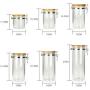 Hemoton Glass Food Storage Containers with Airtight Lid, Kitchen Container Glass Storage Jar for Pasta, Tea, Coffee, Cookies, Sugar, Snacks(1280ml)