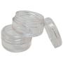 Made in Taiwan Transparent Empty Plastic Storage Jar 5 Kinds of Size (1 Set)