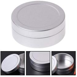 Milue Aluminum Tin Can Mighty Gadget Crafts Cosmetic Candle Storage Container 25ml/25g