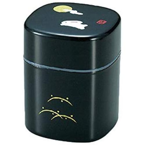 Shelf Floating Portable Storage Jar Tea Pot Coffee Pot Sealed Jar ABS Resin Tea Barrel Storage Tank. (Color : Black)