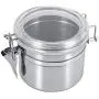 Wandisy Stainless Steel Kitchen Food Storage Container,Tea Jars Coffee Pots Sugar Containers Tins Kitchen Storage Canisters(S) Wandisy Stainless Steel Kitchen Food Storage Container,Tea Jars Coffee Pots Sugar Containers Tins Kitchen Storage Canisters(S)