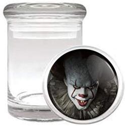 Scary Clown Horror Classic Halloween Medical Odorless Glass Jar