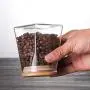Bouteille en verre carrée UPKOCH 950ml pour Stockage Alimentaire, Graines, Thé, Café, Récipient Hermétique Bouteille en verre carrée UPKOCH 950ml pour Stockage Alimentaire, Graines, Thé, Café, Récipient Hermétique